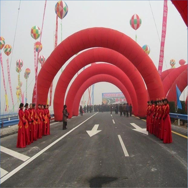 贺州商场开业纯红拱门
